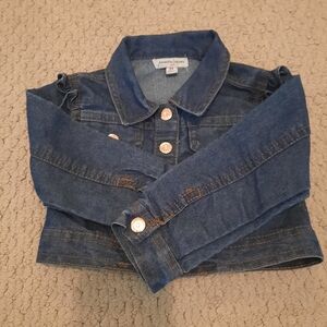 Nanette Lepore Size 2 Toddler Blue Jean jacket, Preowned